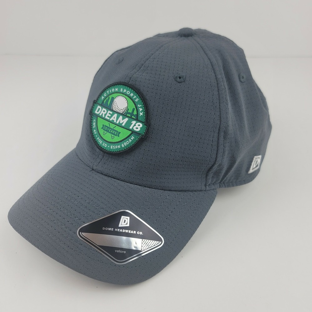 Dream‎ 18 Grey Golf Lightweight Breathable Sports Jax Adjustable Golf Hat Cap